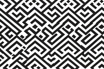 Intricate black and white pattern