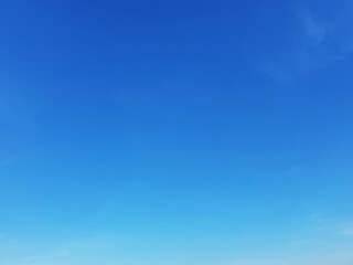 clear blue sky background soft focus, and empty space, horizontal shape.