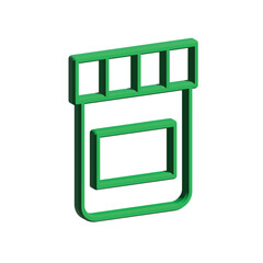 Medicine bottle icon design template