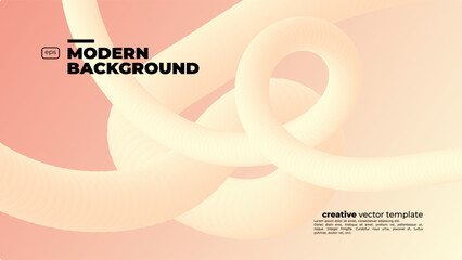 Pink fluid 3d wave. Abstract Innovation background design for cover, landing page. Vector template