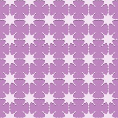 seamless floral pattern,take lines,circles,curves,which are purple and put them together in cross shape and then arrange in layers in a geometric pattern as background,tile and fabric pattern.
