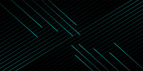 abstract black background with diagonal lines, cyan color,eps10