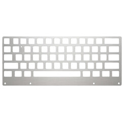 Metal Keyboard Plate Template Customizable DIY Mechanical Keyboard Blank