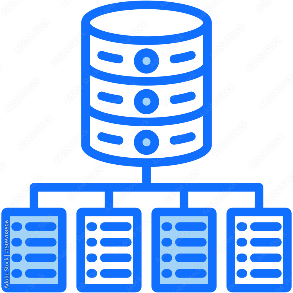 Poster data modeling icon