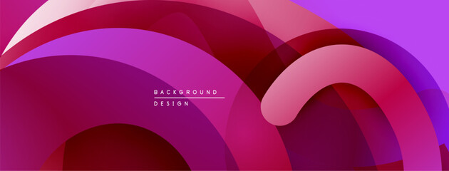 Abstract fluid shapes, vibrant purple hues, modern design. Smooth gradients create dynamic composition. Minimalist aesthetic.