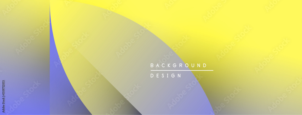 Aufkleber abstract gradient background. soft yellow, lavender hues blend smoothly. minimalist design with text