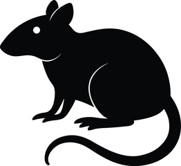Obraz premium silhouette of a mouse
