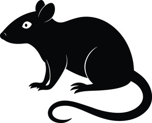 Obraz premium silhouette of a mouse