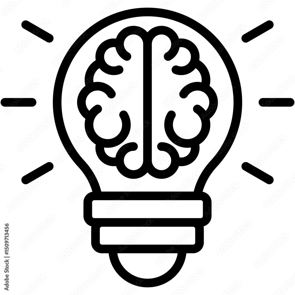 Poster problem solving icon