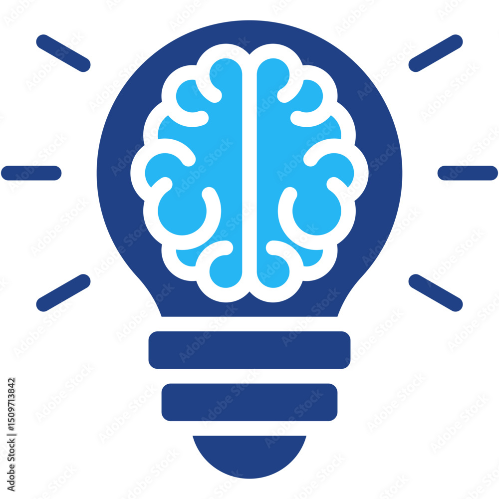 Poster problem solving icon