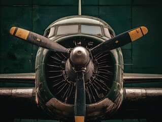Detailed front view of an aircraft engine showing internal fan structure and polished metal surfaces