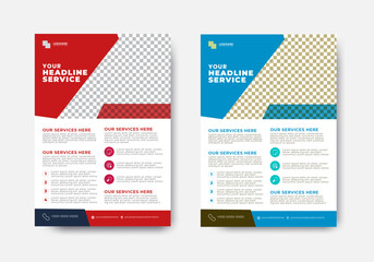 Corporate business flyer template design, Brochure design, poster, flyer in A4 with colorful business proposal, promotion, advertise, publication, cover page,corporate business advertising,flyer