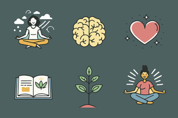 Meditative Practices and Mental Well-being Concepts
