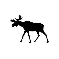 deer silhouette vector
