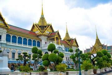 Fototapeta premium The grand palace Bangkok Thailand taken from inside area