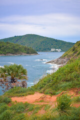 Obraz premium Beach view of Phromthep Cape in Phuket
