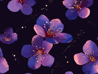 cherry blossom, flower, pattern, floral, seamless, vector, illustration, nature, spring, blossom, design, wallpaper, decoration, flowers, pink, cherry, tree, art, leaf, beauty, plant, texture, branch,