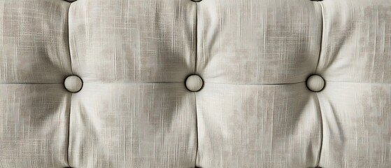 Close up of a white pillow with a pattern on it