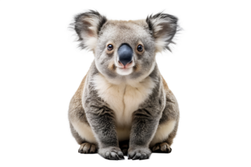 Adorable Koala Bear Close-Up Portrait of a Sweet Australian Marsupial