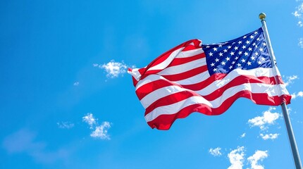 Patriotic USA Background for Independence Day Promotions