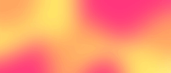 Gradient blurred abstract background. Red and yellow horizontal wallpaper