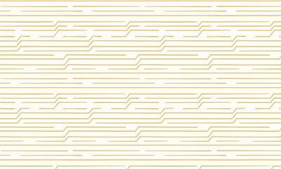 Hand-Drawn Gold Chevron Lines Seamless Background