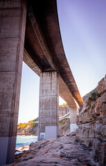 bridge over the beach