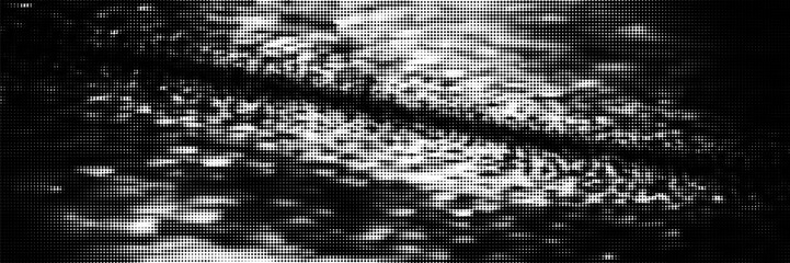 Fototapeta premium Halftone grungy background. Distress overlay. Vector black gradient effect resembling nature texture. Backdrop for design and creative projects