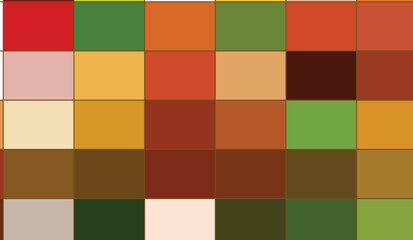 Colorful abstract geometric mosaic pattern with square tiles