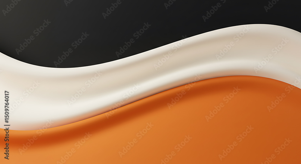 Poster abstract waves smooth gradient background