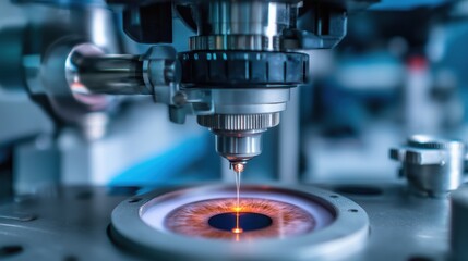 Advanced Scientific Lab Setup for Artificial Eye Research and Analysis