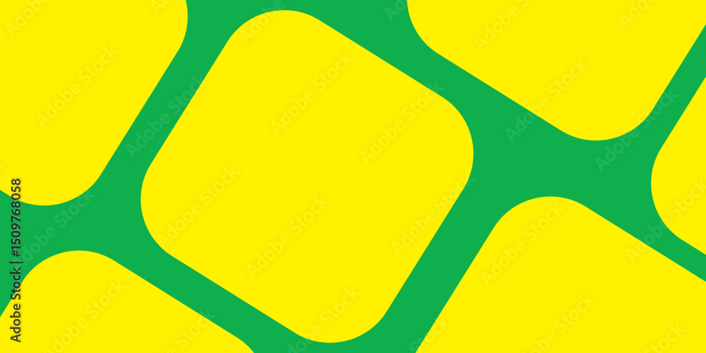 Poster abstract yellow lines rectangular background. elegant square shape gradient abstract geometric backg