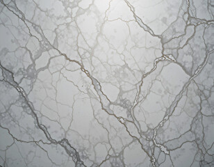 Obraz premium Elegant White Marble Texture with Grey Veining