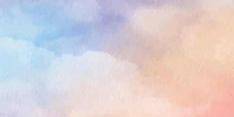 Abstract Sunset Orange Watercolor Background with Flowing Ink Strokes and Gentle Gradient Effects. Warm Orange and Tangerine Watercolor Wash with Smooth Blended Layers and Subtle Paper Texture