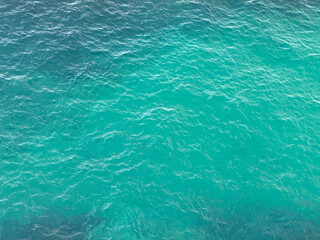Water blue azure surface background.