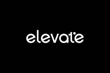 Obraz premium Text Logo elevate Design 2
