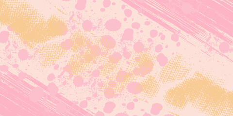 Watercolor seamless vector pattern, nude colors tie dye pastel background, distressed warm summer texture.