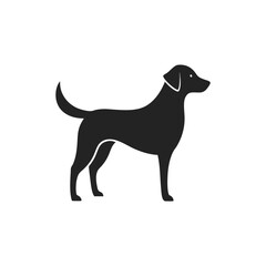 Elegant Silhouette of a Dog