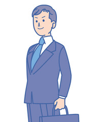 スーツ姿の男性のイラスト