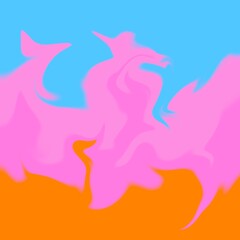 the three gradient colors background	
