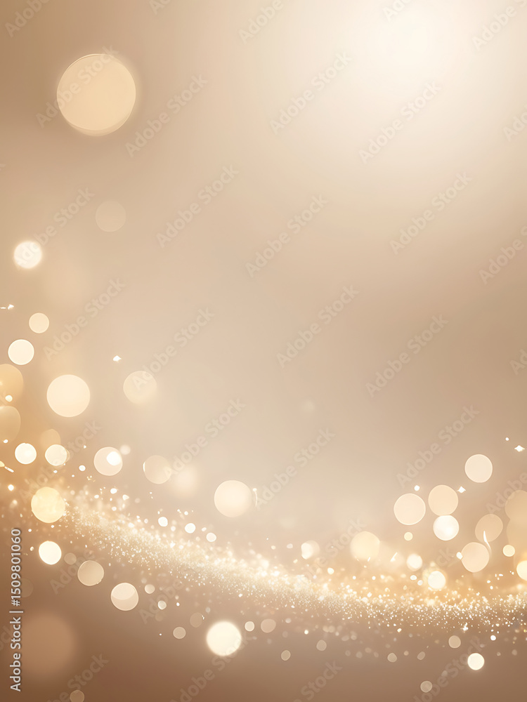 Poster elegant beige abstract background with glowing light effects, smooth texture, gentle gradient, soft 