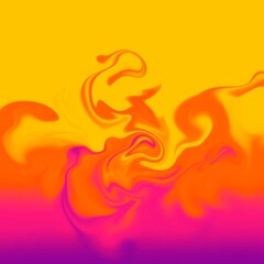 four colors distorted background