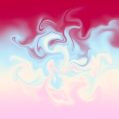 four colors distorted background