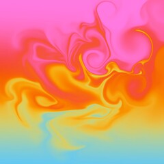 four colors distorted background