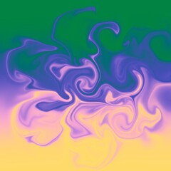 four colors distorted background