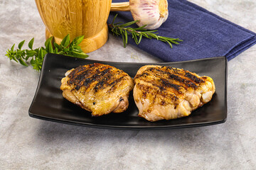 Two Tasty grilled chicken thighs