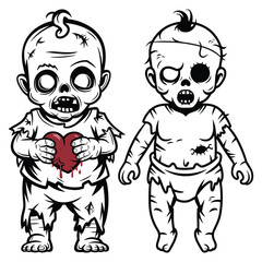 creepy zombie baby 