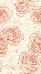 Elegant Floral Background for Valentines Day, Wedding Invitations and Decoration