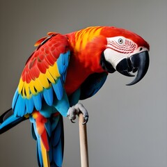 red and yellow macaw