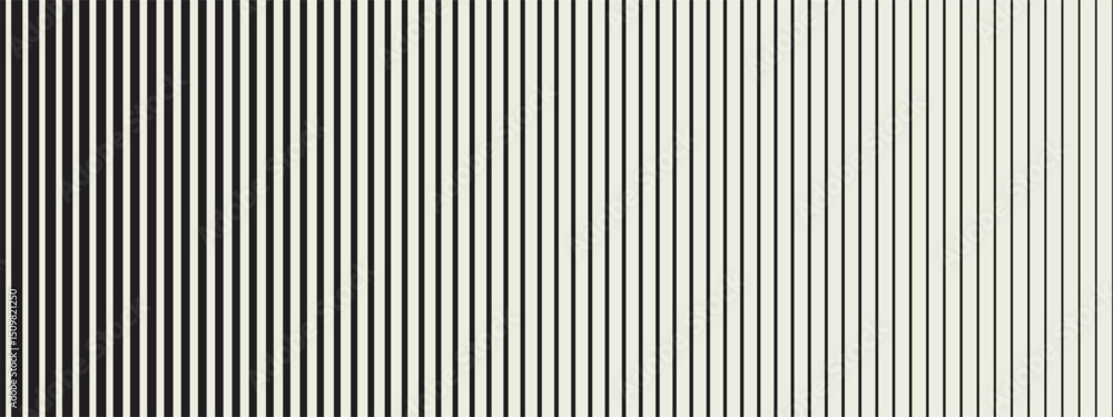 Aufkleber structured stripe elements in line pattern with black and white contrast. abstract fade and gradient